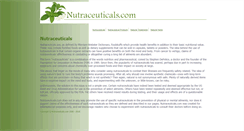 Desktop Screenshot of nutraceuticals.com